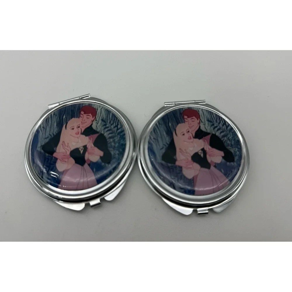 Prince Charming Princesses Disney Beauty Gift Makeup Compact Mirror Lot Of 11